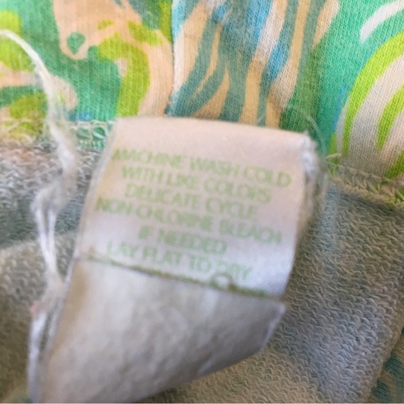 Lilly Pulitzer Popover Womens Size Small Green Skipper Pullover Quarter Zip - Picture 12 of 12